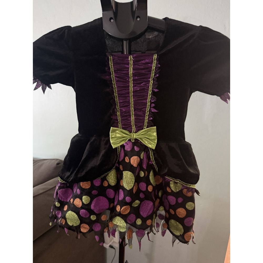 Girl's Whimsical Witch Spirit Halloween Costume Size 5-6T